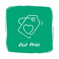 Fair Price Symbol.