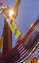 Fair Ride at Night Royalty Free Stock Photo