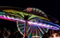 Fair ride at night