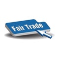 Fair trade button Royalty Free Stock Photo