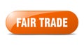 fair trade button. fair trade sign. key. push button. Royalty Free Stock Photo