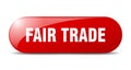 fair trade button. fair trade sign. key. push button. Royalty Free Stock Photo
