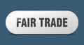 fair trade button. fair trade sign. key. push button. Royalty Free Stock Photo