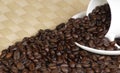 Fair trade coffee beans Royalty Free Stock Photo