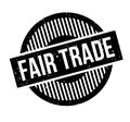 Fair Trade rubber stamp Royalty Free Stock Photo