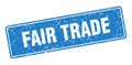 fair trade sign. fair trade grunge stamp. Royalty Free Stock Photo