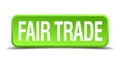 fair trade button Royalty Free Stock Photo