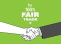 Fair Trade vector Royalty Free Stock Photo