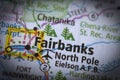 Fairbanks on map