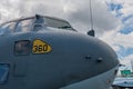 Fairchild C-123 Provider on display at seaside park