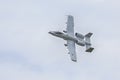 Fairchild Republic A-10C Thunderbolt II Doing A Fly-By During An Air Show Royalty Free Stock Photo