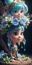 Faire. little fusion pojatti realistic steampunk. Generative AI