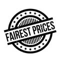 Fairest Prices rubber stamp