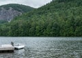 Fairfield Lake near Sapphire in North Carolina Royalty Free Stock Photo