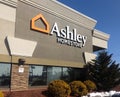 Fairfield, New Jersey /United States - March 12, 2019: Ashley Homestore Furniture Decor Bedding Home Accessories.