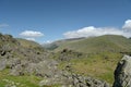 Fairfield from summit of Helm Crag Royalty Free Stock Photo