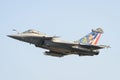 Dassault Rafale take off from a british airbase after an airshow