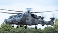 FAIRFORD, UK - JULY 10: Lynx Helicopter participates in the Royal International Air Tattoo Air show event July 10, 2016 Royalty Free Stock Photo
