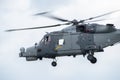 FAIRFORD, UK - JULY 10: Lynx Helicopter participates in the Royal International Air Tattoo Air show event July 10, 2016 Royalty Free Stock Photo