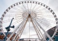 Fairground ferris wheel in Liverpool