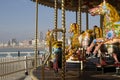 Fairground ride on Brighton Pier. UK Royalty Free Stock Photo