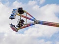 Fairground ride in sheffield city centre Royalty Free Stock Photo