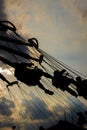 Fairground Swing Ride Royalty Free Stock Photo