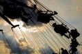 Fairground Swing Ride Royalty Free Stock Photo