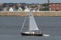 Sailboat Laura P. leaving Fairhaven