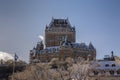 Fairmont Le Chateau Frontenac in the Bitter Cold