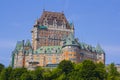 Fairmont Le Chateau Frontenac in Quebec City, Canada Royalty Free Stock Photo