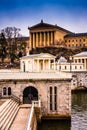 The Fairmount Water Works and Museum of Art in Philadelphia, Pen Royalty Free Stock Photo