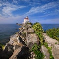 Fairport Harbor West Breakwater Light Royalty Free Stock Photo