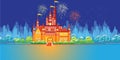Fairtale castle. Royalty Free Stock Photo