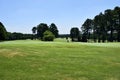 Fairway on Georgia golf course Royalty Free Stock Photo