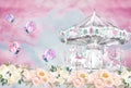 Fairy Carousel Illustration 