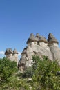 Fairy chimney balanced rock formations