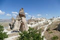 Fairy chimney balanced rock formations