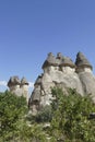 Fairy chimney balanced rock formations