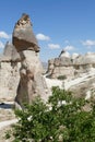 Fairy chimney balanced rock formations