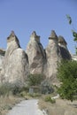 Fairy chimney balanced rock formations