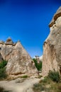 Fairy chimney balanced rock formations