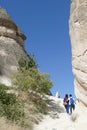 Fairy chimney balanced rock formations