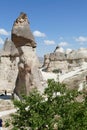 Fairy chimney balanced rock formations