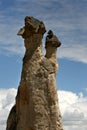 A fairy chimney in Cappadocia.