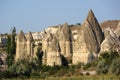 Fairy Chimneys In Cappadocia, Turkey Royalty Free Stock Photo