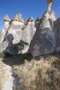 fairy chimneys,Cappadocia Royalty Free Stock Photo