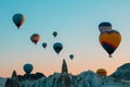 Fairy Chimneys and Hot Air Ballooons in Cappadocia Turkey