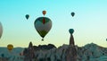 Fairy Chimneys and Hot Air Ballooons in Cappadocia Turkey