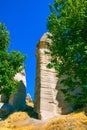 Fairy Chimneys or Peri Bacalari in Cappadocia Turkey